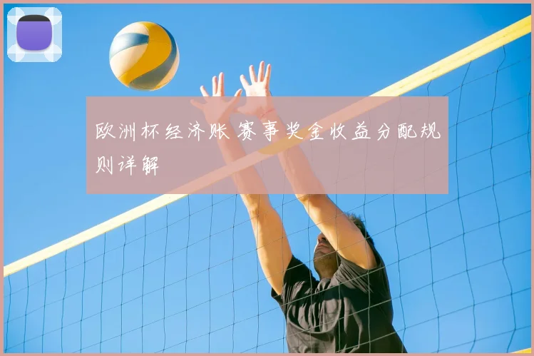 欧洲杯经济账 赛事奖金收益分配规则详解
